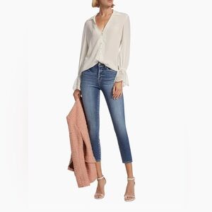 L'AGENCE Margot High-Rise Cropped Skinny Jeans